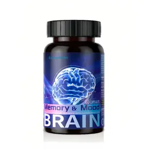 Energibullet Nootropic Brain Supplements for Memory and Focus, Cognitive Function for Mental Health & Clarity with Phosphatidylserine, Vitamin B6 B12, Folate & Dihydromyricetin, 60 Capsules-N2