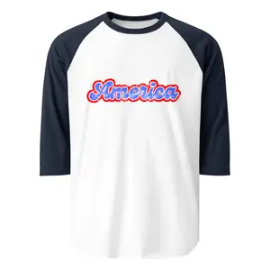 3/4 sleeve raglan shirt