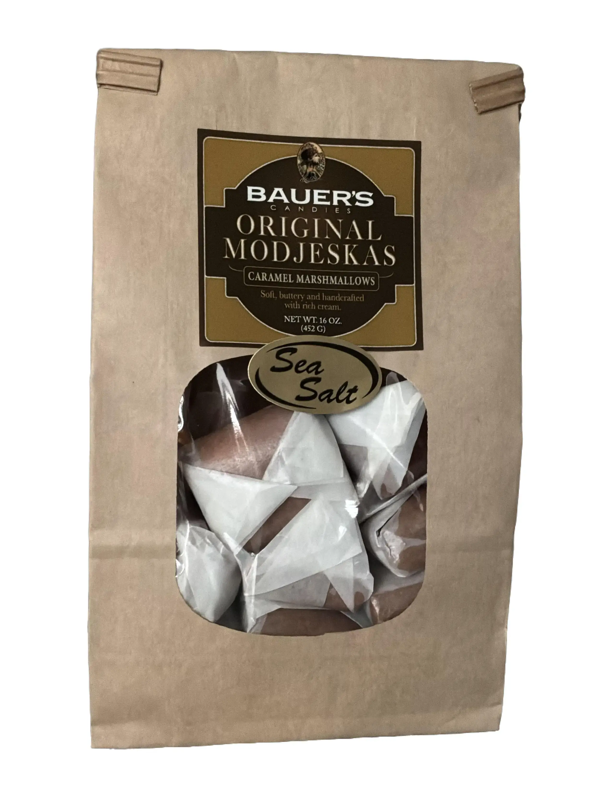 Bauer’s Sea Salt Modjeskas, Gourmet Candy