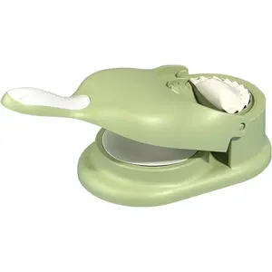 2 in 1 Dumpling Maker, Baking Pastry Pressing Dumpling Skin Wrapper Mould, Manual Dough Press Maker, for Empanada, Ravioli, Pierogi, Hand Pie Pot Stickers, Jamaican Beef Patties