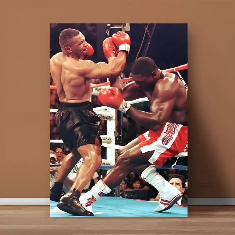 Tyson vs Bruno 2 – Vintage Boxing Poster, March 1996 TKO Victory, WBC Championship