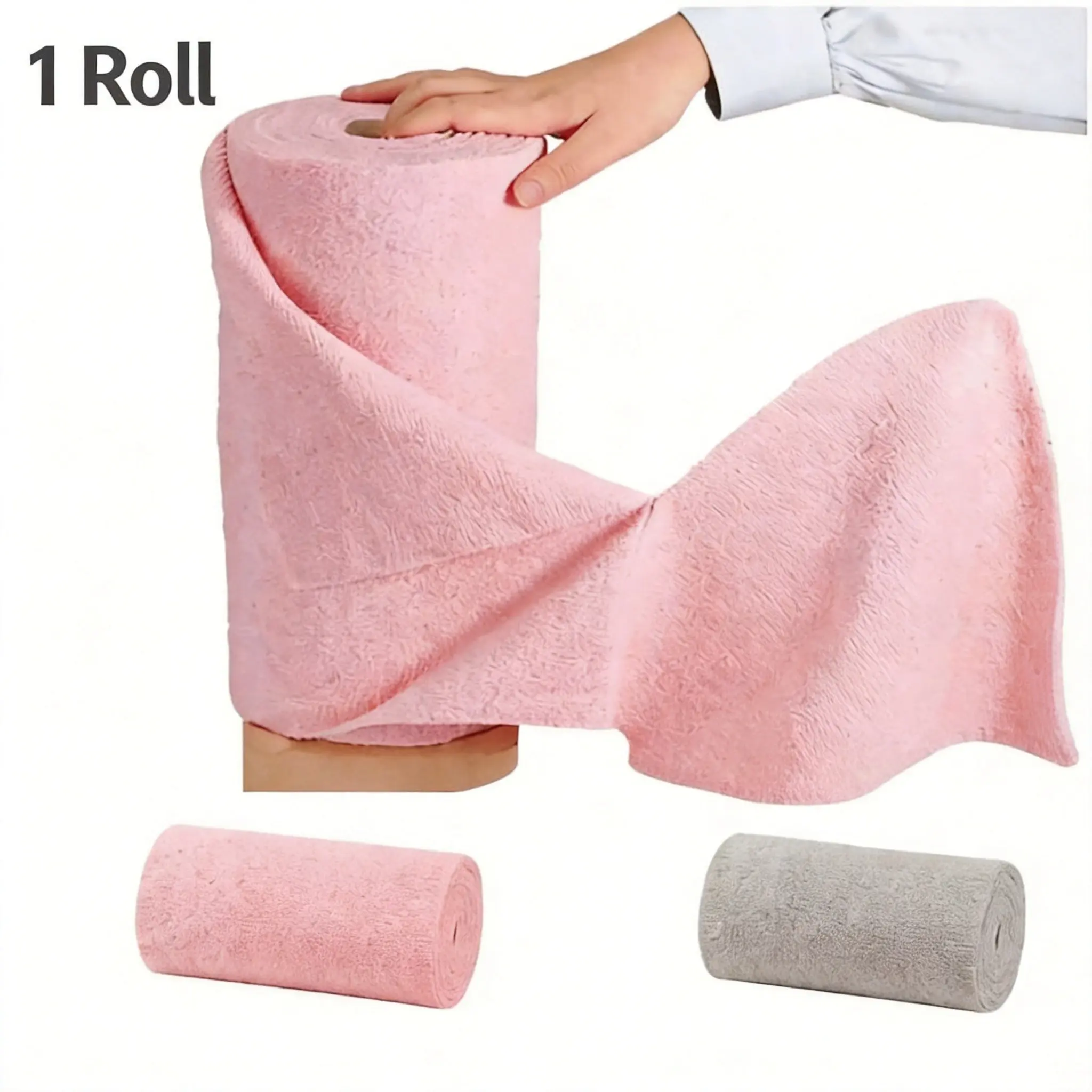 Super Absorbent Cleaning Cloth Roll, Multipurpose Absorbent Cloth, Kitchen Cleaning Cloths, No Shedding, No Streaks, Ideal for Kitchen and Car Glass, Multi-Scene Universal Cleaner, Durable Cleaning Supplies