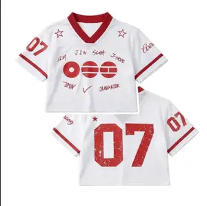 Arirang 2026 Crop Jersey for Women, Mesh JungK00k World Tour Be Back Jersey for Girl