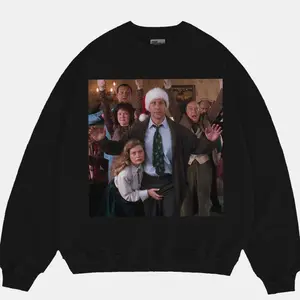 Buddy Holiday Party Sweatshirt, Funny Christmas Movie Crewneck, Santa Hat Funny Christmas Jumper, Ugly Xmas Sweater, Meme Funny Sweaters, Funny Gift For Friends