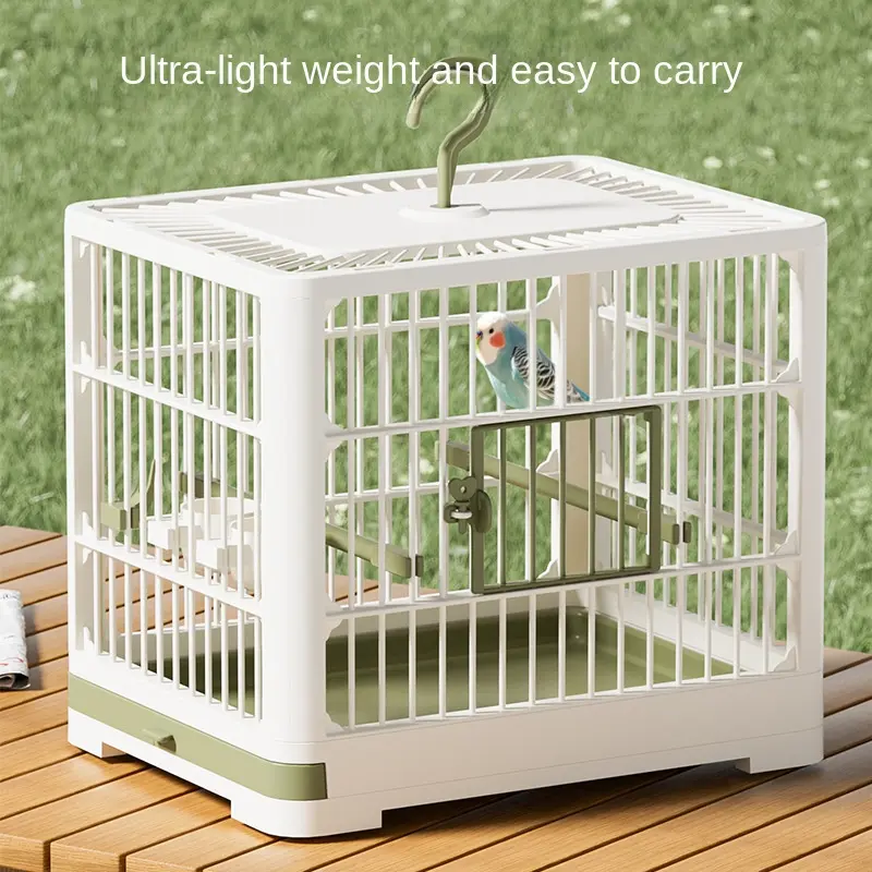 Bird cage parrot villa cage large space breathable bird walking artifact outdoor portable take-out viewing cage pet supplies