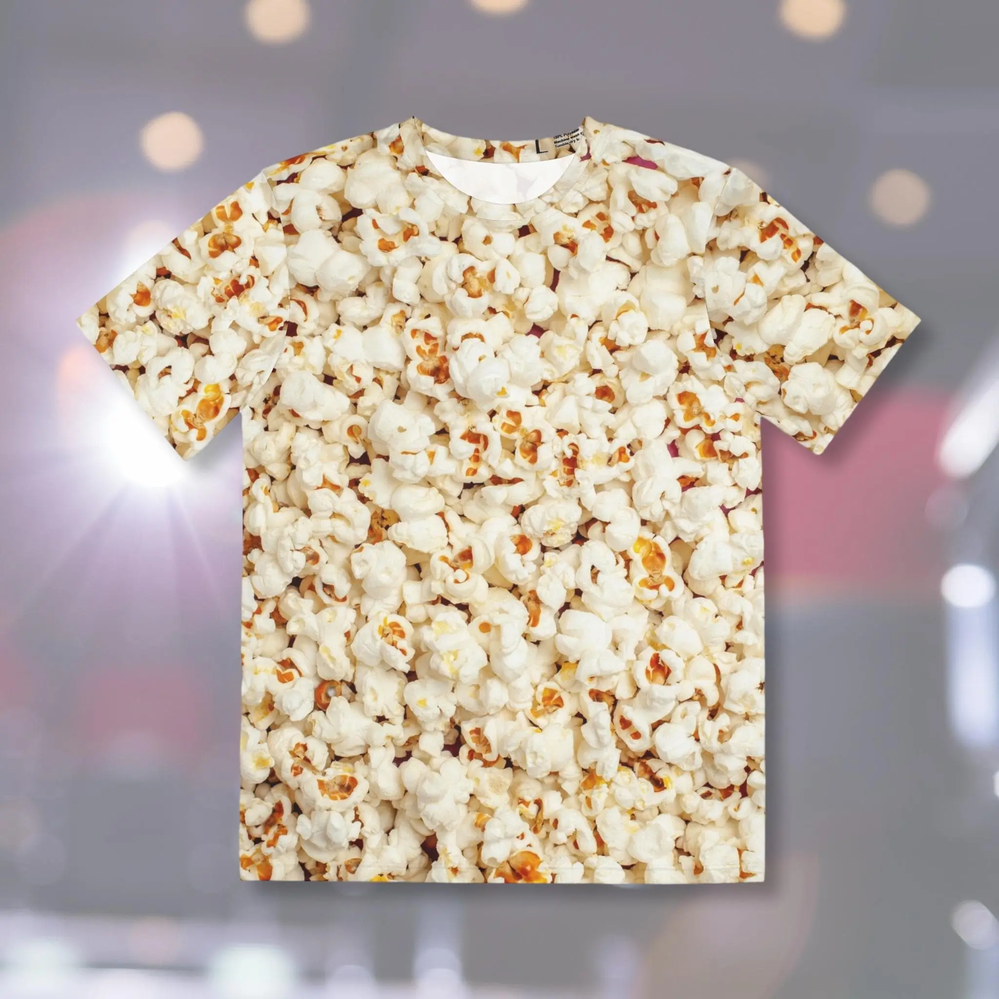 Popped Popcorn Graphic T Shirt - Movie Theater Snack Unisex Tshirt - Minimal Effort Halloween Costume Tee - Mens & Womens Top Size XS-4XL
