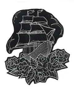 Sailor Ship & Roses Large Patch