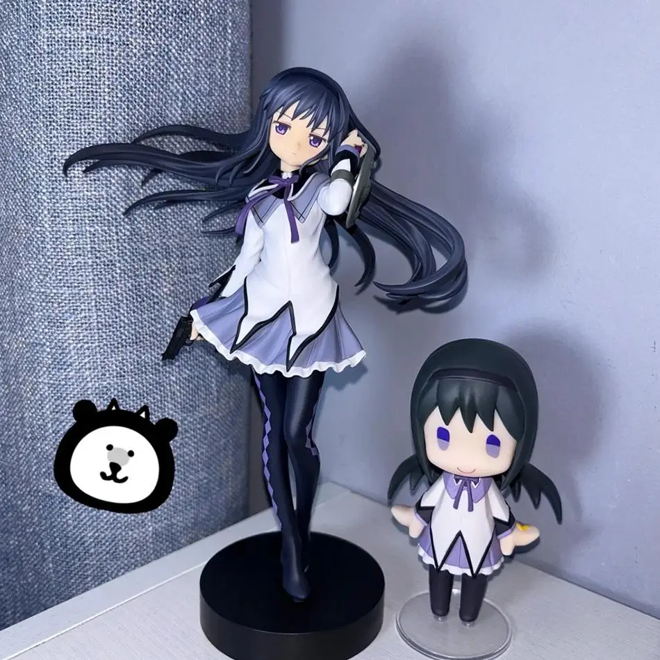 18CM Puella Magi Madoka Magica Aniem Figure Akemi Homura Magic Girl PVC Anime Action Figures Model Anime Cartoon Model Toy Gift