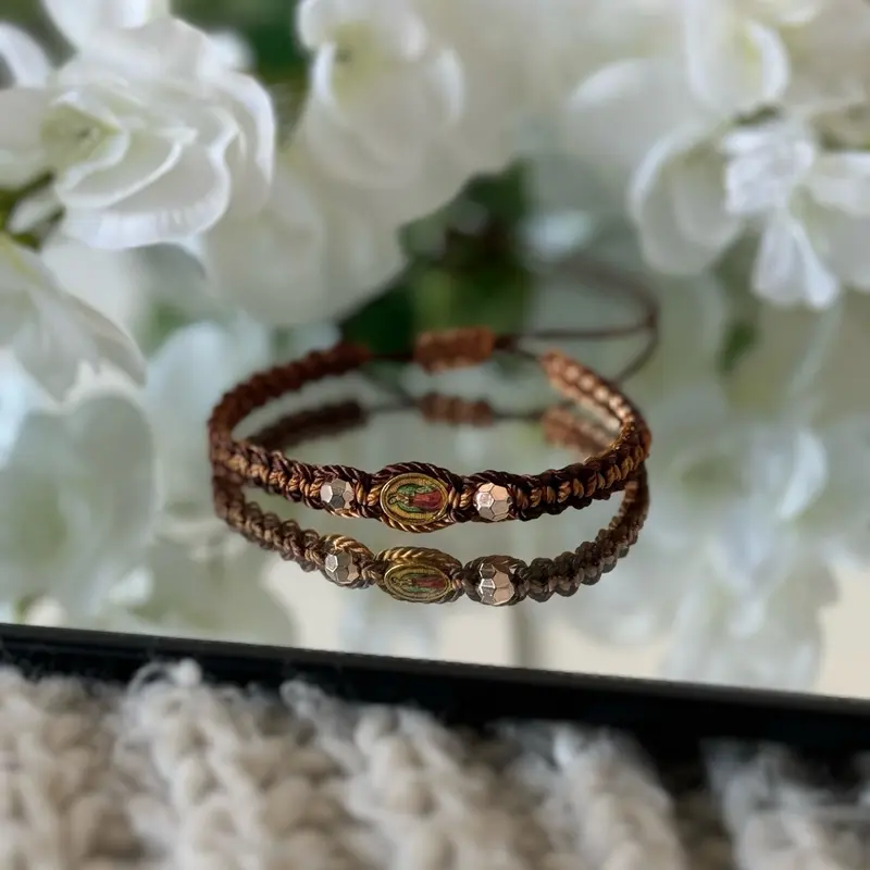 Handmade Adjustable Virgen Mary Bracelet for Women/Men bracelet Trendy Jewelry