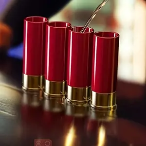 4pcs Liquor Glasses Set, Ideal for Whiskey & Tequila Sipping, Perfect for Home Bars & Parties, Durable Drinkware Accessories, Stylish Drinkware