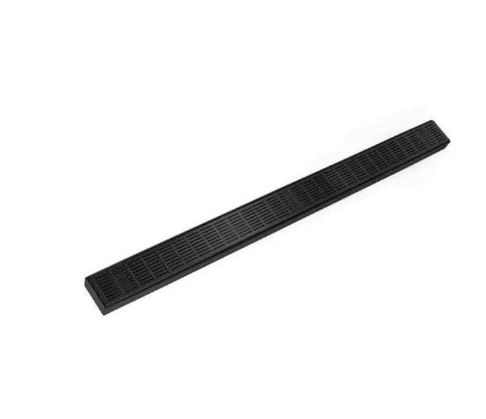 New Matte Black Infinity Drain FXIG 6536 BK 36" FX Series Complete Kit with Perforated Slotted Grate