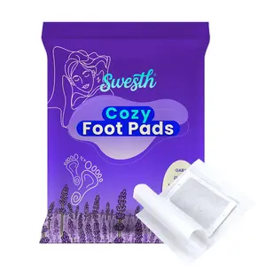 Swesth 10/20/40 Count Cozy Foot Pads for Relaxation, Overnight Cozy Foot Patches,Natural Bamboo Vinegar Ginger & Lavender Foot Patches for Men & Women, 2-in-1 Patches