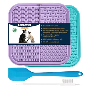 Lick Mat for Dogs，Dog Lick Mat for Anxiety Relief, Dog Toys to Keep Them Busy, Cat Licking Pad for Boredom-MSD