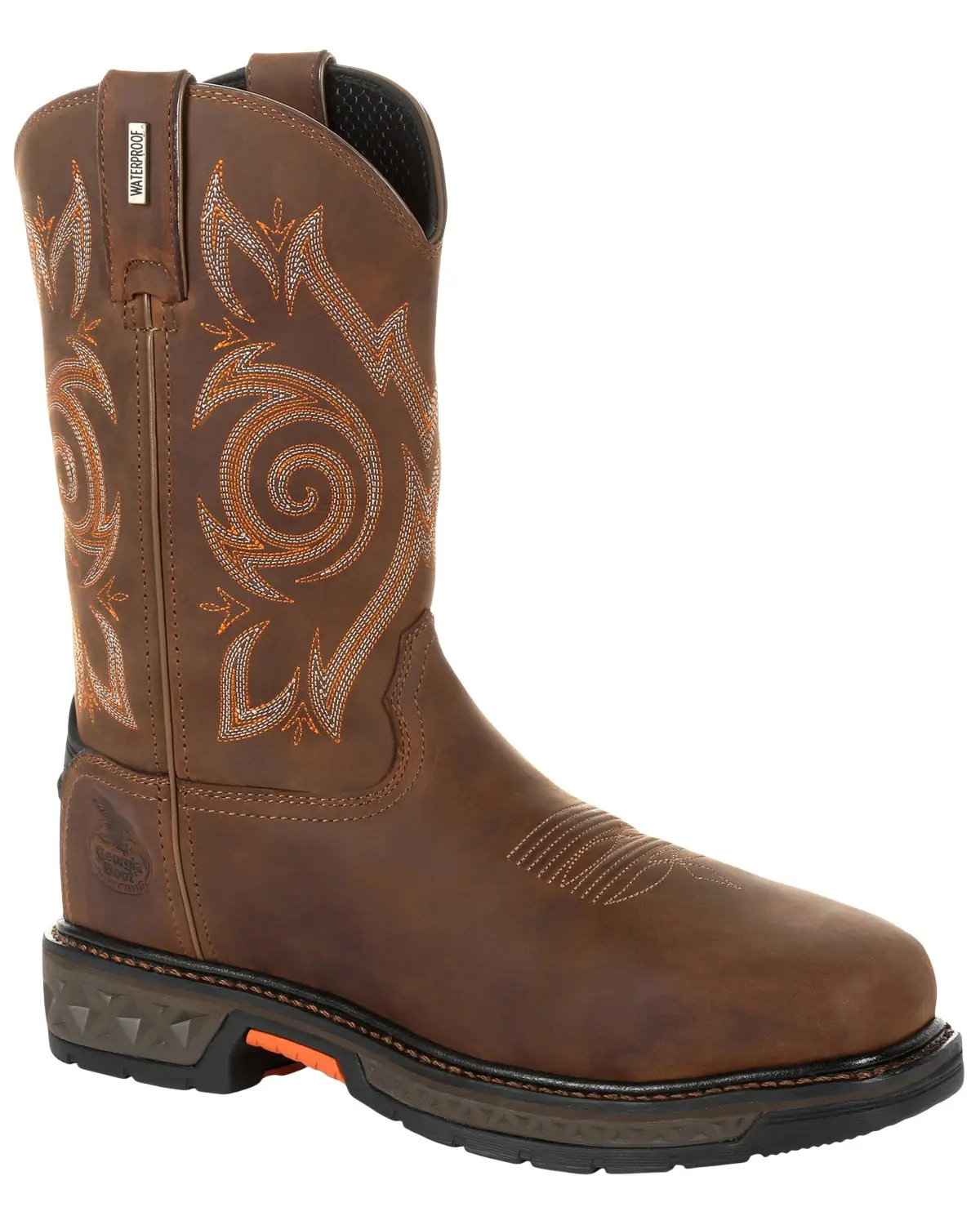 Georgia Boot Men's Men'S Carbo-Tec Lt Waterproof Western Work Steel Toe - Gb00264