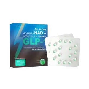 NAD Super Concentrated Pearls Capsules, NAD+ Supplement Advanced Formula With Moringa - Liposomal Nicotinamide Riboside for Skin Aging Support, Energy, and Focus for Booster metabolism | 32 Count