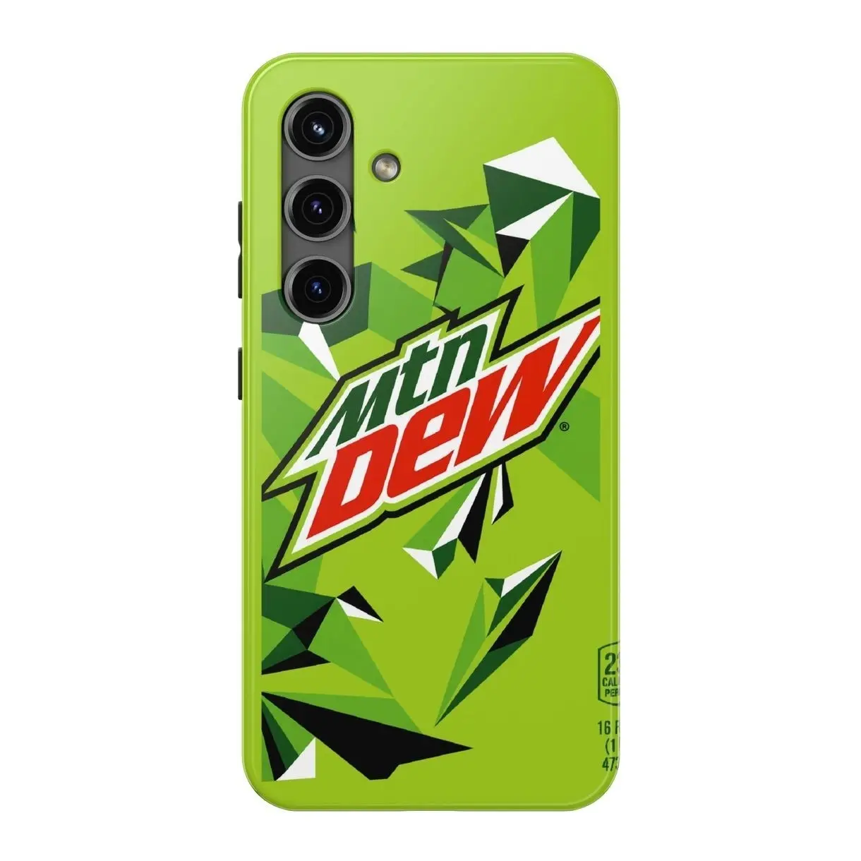 Mountain Dew Phone Case, Green Soda Can Inspired Protective Cover for SAMSUNG GALAXY S25 S24 S23 S22 S21 Ultra Plus L