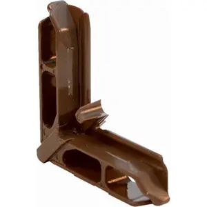 212 MAIN Terratone Bronze Screen Frame Corner - Prime Line PL 15757, Andersen Fit, Molded Shape