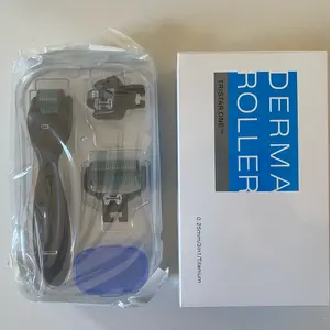VACITI Derma Roller 3in1 0.25mm For Beard Hair Growth Face Body Skin Care, Face Body Roller Hair Growth Care Kit