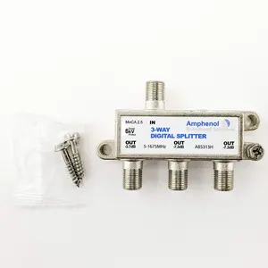 Amphenol 3-Way Digital Coaxial Splitter MoCA 2.5 ABS313H