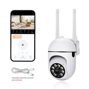 3MP Wired WiFi Home Surveillance Camera - 1080p Indoor Smart Security Camera, 360° View, AI Motion Tracking, Night Vision, 2-Way Audio, Alexa Compatible, App Remote Access, SD & Cloud Storage, Baby & Pet Monitoring, 360 Camera Security Cameras & Systems,
