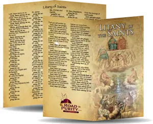 Litany of the Saints Card