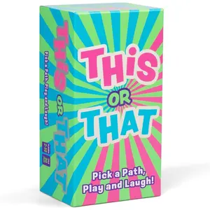This or That Party Game – Family Card Game with Easy Either/Or Choices | Fun Guessing Game for Kids, Teens & Adults Where Players Follow Their Path Down the Pyramid for Family Game Night & Parties