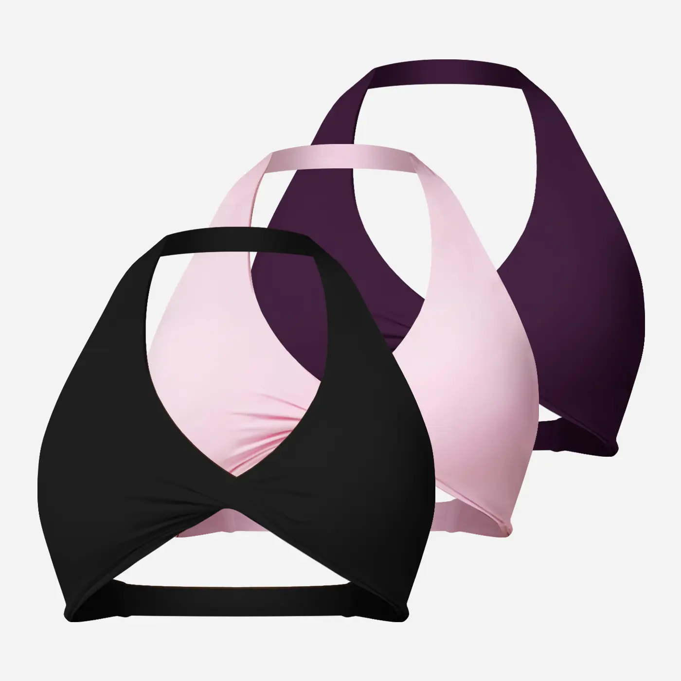 Black+Pink+Plum Purple