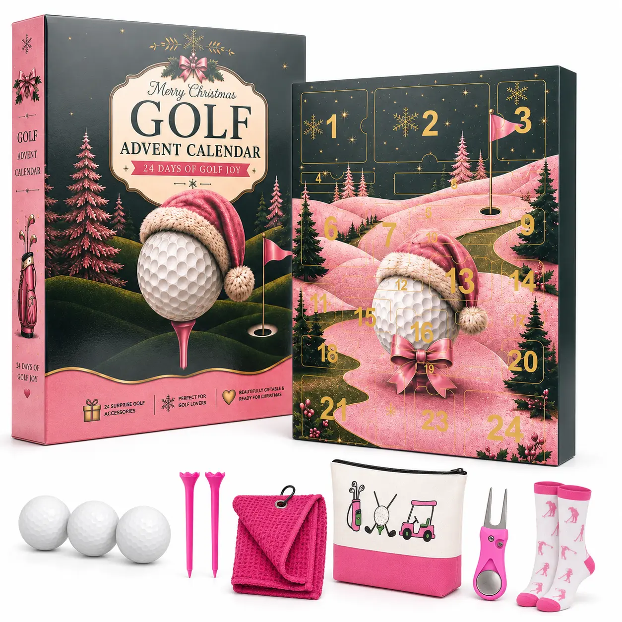 Masonlife Golf Advent Calendar 2026 Adult Women Teens, 24 Days Golf Accessories Kit