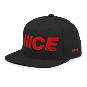 NICE OG Black/Red Snapback