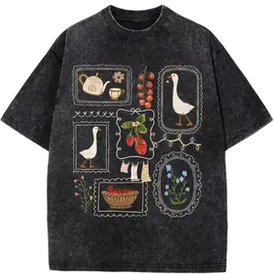 Comfort Colors Cottagecore Shirt, Goose Shirt, Gardening Shirt, Summer Spring Shirt, Gift for Her