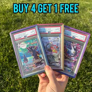 Two-Tone Silk Slab Guards for PSA, BGS, CGC & TAG – Premium Snap-In Card Protectors | NO CARD INCLUDED | Pokémon, TCG, & Sports Cards | Buy 4 Get 1 Free