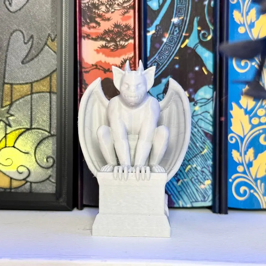 3d Printed Gargoyle Bookshelf Decor 3d Printed Gargoyle Bookshelf Decor