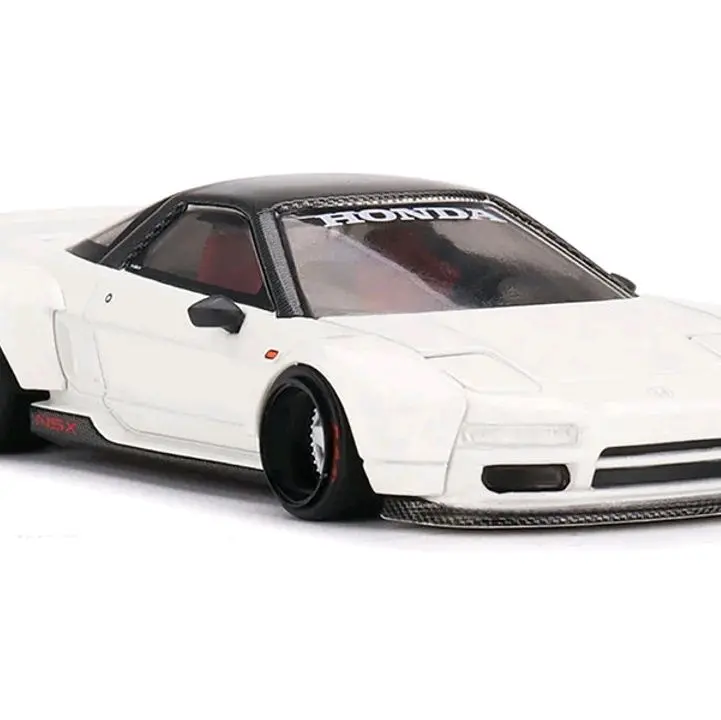 Honda NSX "Kaido Works V2" White with Black Top (Designed by Jun Imai) "Kaido House" Special 1/64 Diecast Model Car by Mini GT