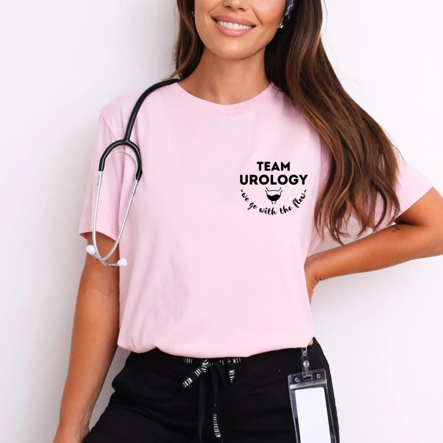 Urology Nurse Shirt Funny Urologist Shirt Pee Nurse Tshirt Urology Nurse Gift Urology RN T-Shirt Unisex Short Sleeve Tee L