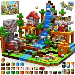 300PCS Magnetic Blocks - Magnetic Building Blocks, Children's Stacking Magnets, STEM Montessori Sensory Toys, Suitable for Boys and Girls Over 3 Years Old, Christmas Birthday Gift