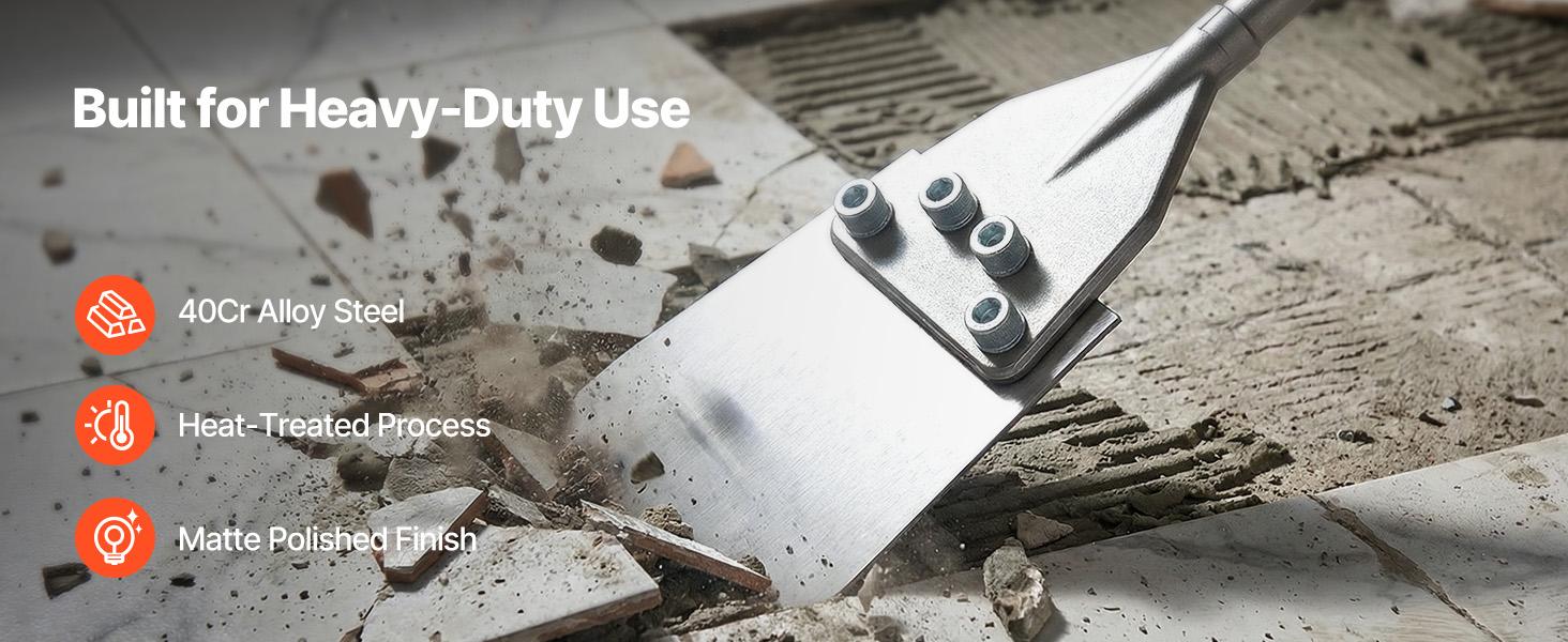 【Summerfinds】Heavy Duty SDS Max Floor Scraper with Quick Change Shank Mount, 23.6"x5.9" SDS Max Chisel Bit, 40Cr Alloy Steel Heat-Treated Tool for Tile, Glue Removal, Universal Fit for Rotary Hammers, Masonry Home & Project Use, Home And Project Use 【Summerfinds】Heavy Duty SDS Max Floor Scraper with Quick Change Shank Mount, 23.6"x5.9" SDS Max Chisel Bit, 40Cr Alloy Steel Heat-Treated Tool for Tile, Glue Removal, Universal Fit for Rotary Hammers, Masonry Home & Project Use, Home And Project Use