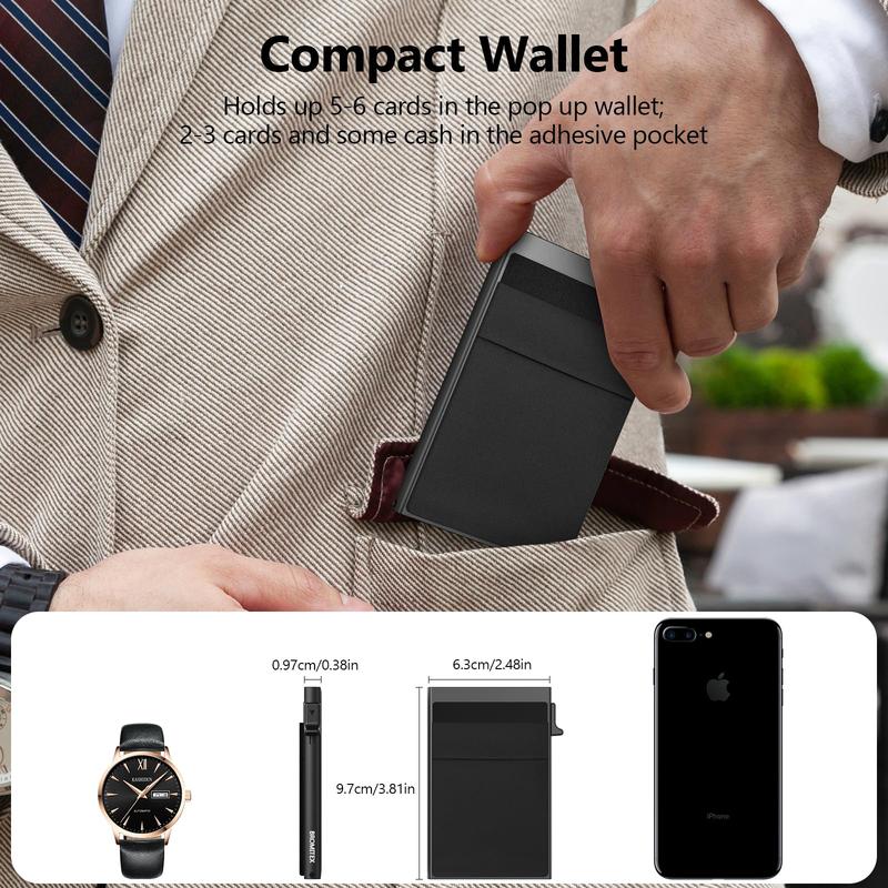 Men's Minimalist Casual Simple Slim Cardholder, Business - style Card Wallet for Men, Portable Solid Multi - card Carrier for Office & Everyday Use