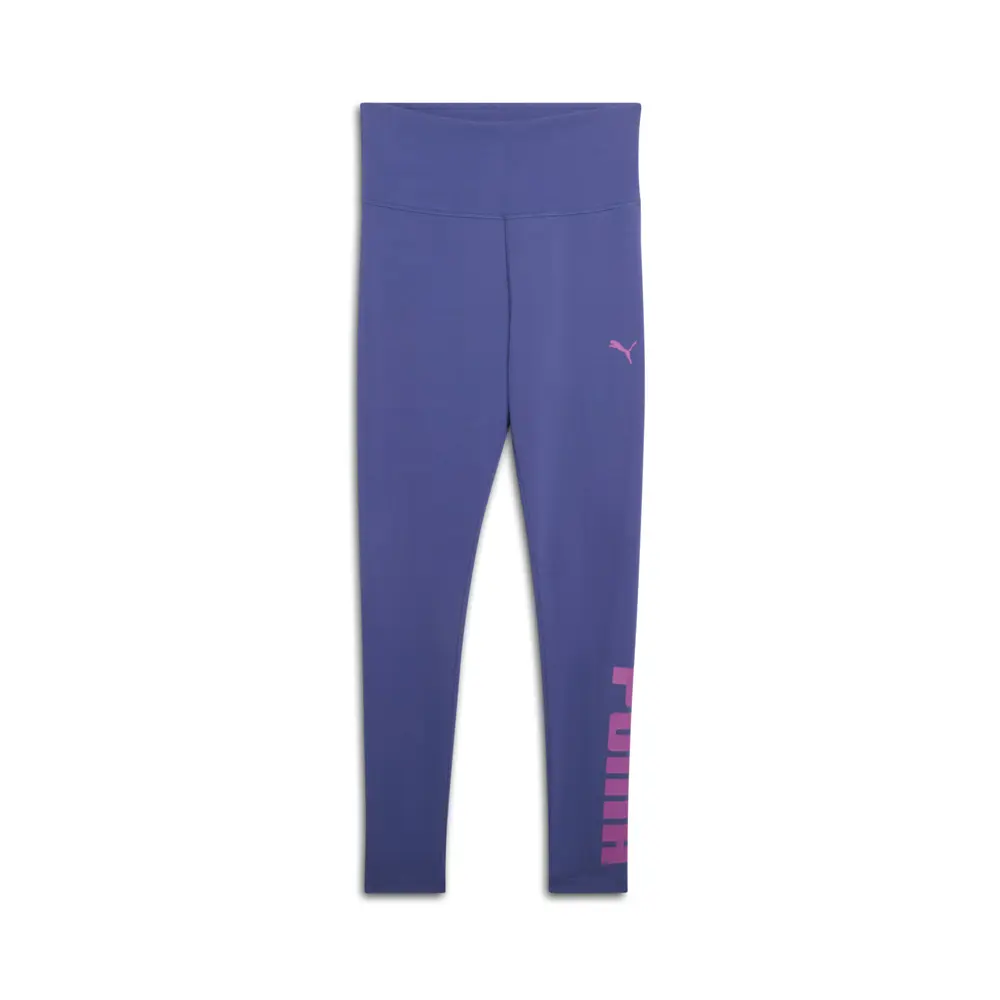 PUMA Womens Essentials Athletic Logo Leggings Casual - Blue PUMA Womens Essentials Athletic Logo Leggings Casual - Blue