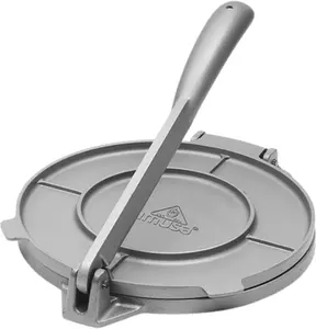 USA Tortilla Press, 8 Inch, Silver Style Cast Aluminum USA Tortilla Press, 8 Inch, Silver Style Cast Aluminum