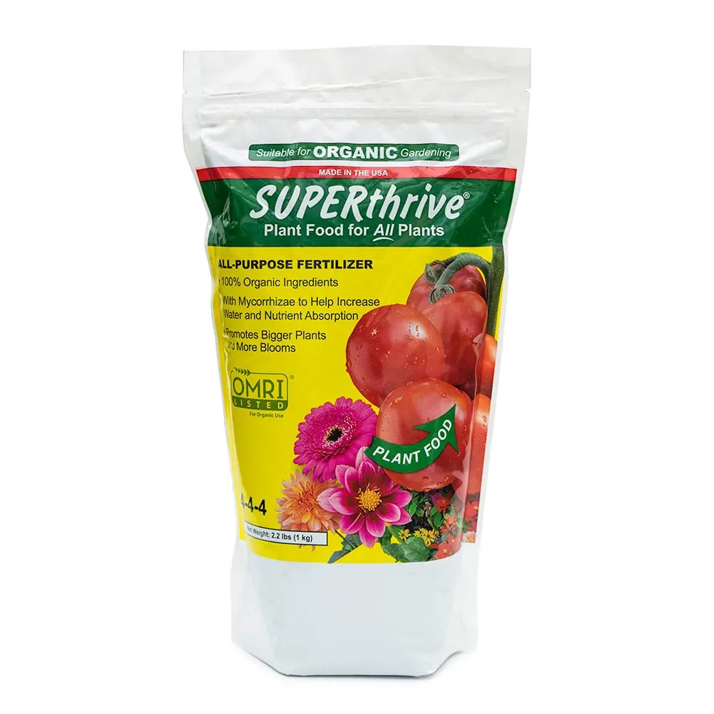 SUPERthrive Organic 4-4-4 All-Purpose Fertilizer, Solid Granular