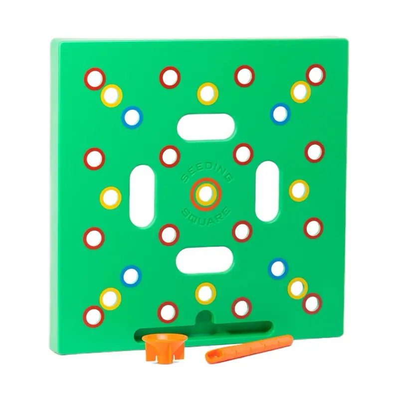 Seeding Square Garden Seed Spacing Tool Set - Make gardening less stressful, maximize your garden space and take the guesswork out of garden planning. 1