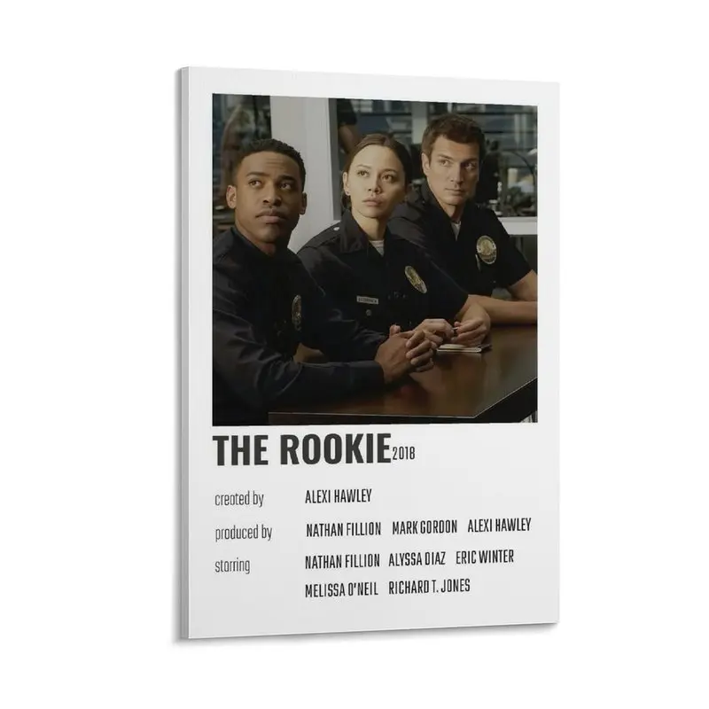 The Rookie(2018)TV Poster 3 Canvas Wall Art For Room Aesthetic And Decor Poster For Bedroom Living Room Office Decor