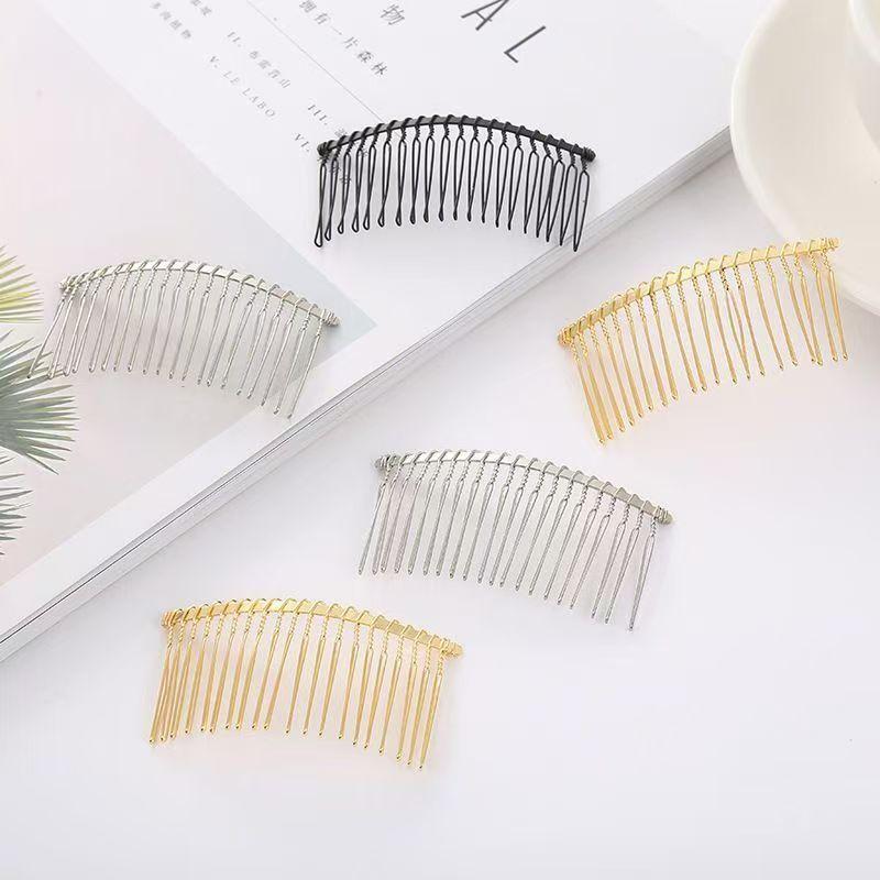 New-5pcs Twist Crown Hair Comb Bridal Hair Comb Hairband Twisted Iron Fork Comb Hair Accessories Headwear Wholesale