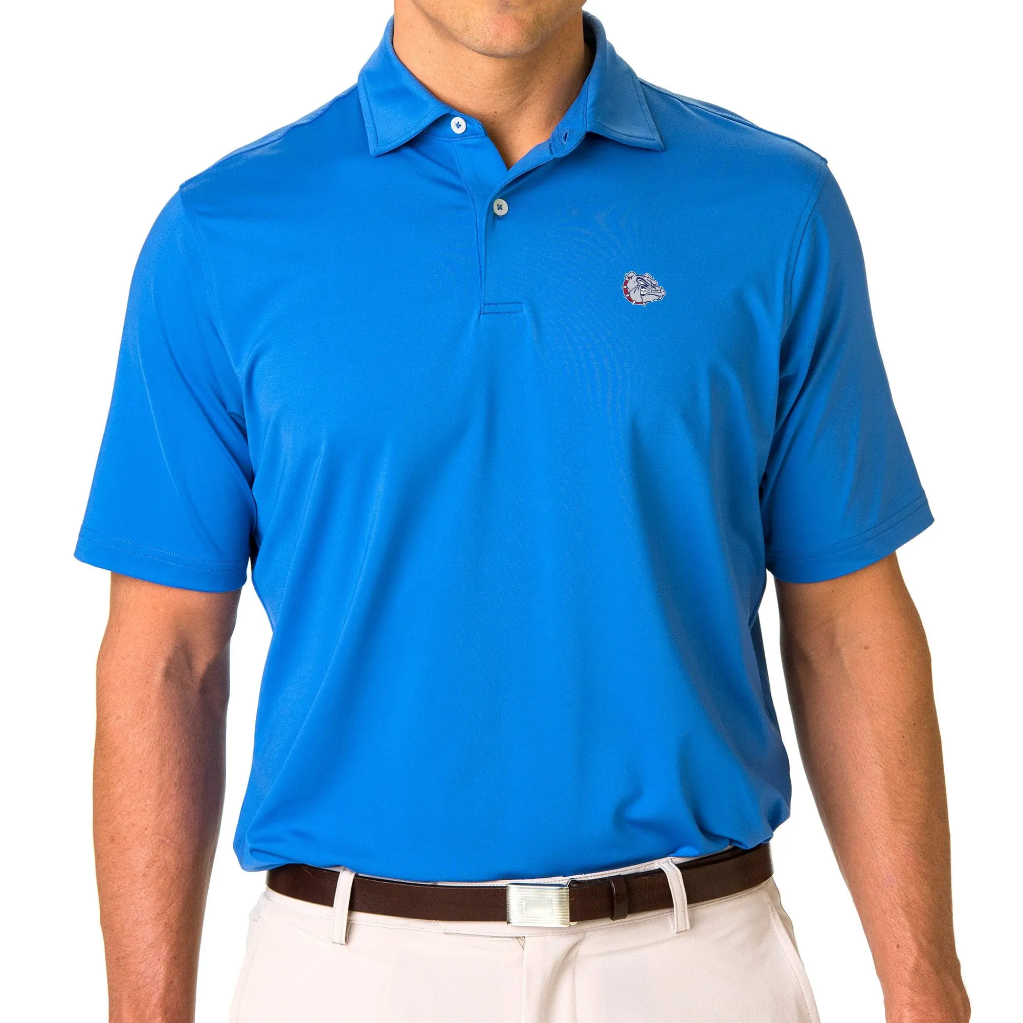 Gonzaga | USA Tournament Solid Tech Jersey Polo | Collegiate