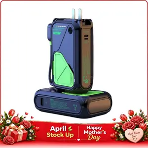 【5-in-1 Smart Power Bank】 – 20,000mAh Capacity, 15W Wireless Fast Charging & 22.5W Quick Charge, Compact & Portable, Ideal for Travel, Work, Outdoor Adventures & Daily Use, Reliable Power, Perfect Gift for Tech Lovers & Holidays