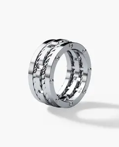 Ready to Ship - ROPES Platinum Ring