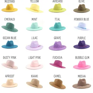 Wide Brim Hat, Blank Vegan Suede Hat, Blank Hat for Burning