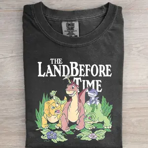 Comfort Colors, The Land Before Time Shirt, Pastel Dinosaur Friends T-Shirt, Land Before Time Party Sweatshirt, Dino-Mite Journey Tee, Dinosaur Party Gift Womenswear