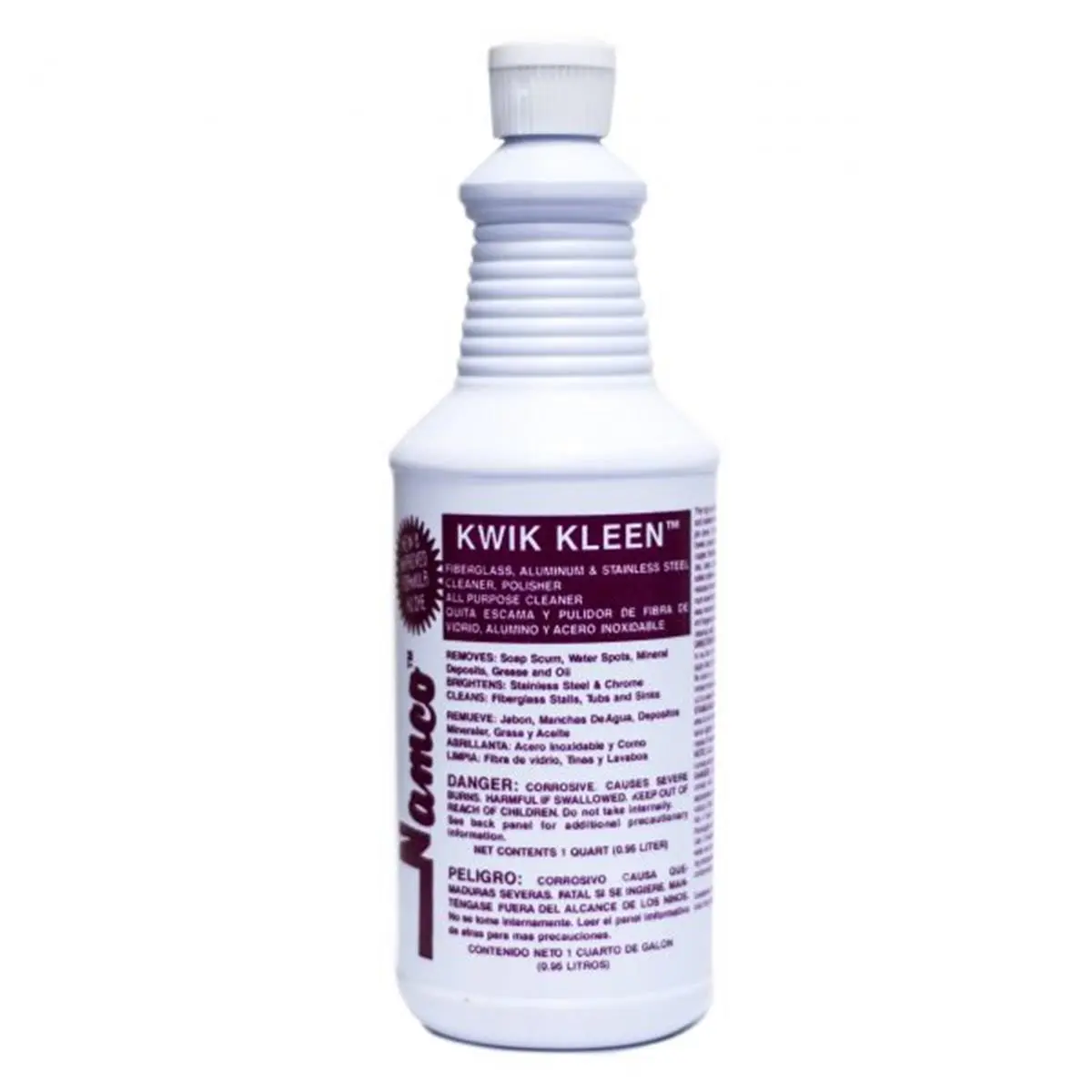 212 MAIN Namco Kwik Kleen Fiberglass Cleaner - 1 qt Ready-to-Use Cleaning Solution, Stainless & Plastic Surface Safe, Case of 12
