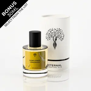 Eternal Perfume Oils - Sunflower Lemonade Perfume Oil for Men & Women | 50ml with Bonus 30ml Bottle of Your Choice Eternal Perfume Oils - Sunflower Lemonade Perfume Oil for Men & Women | 50ml with Bonus 30ml Bottle of Your Choice